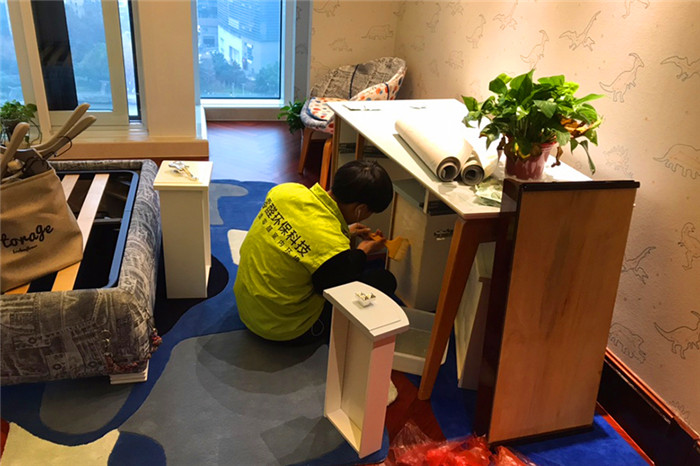 杭州武林壹號室內甲醛檢測、除甲醛治理案例